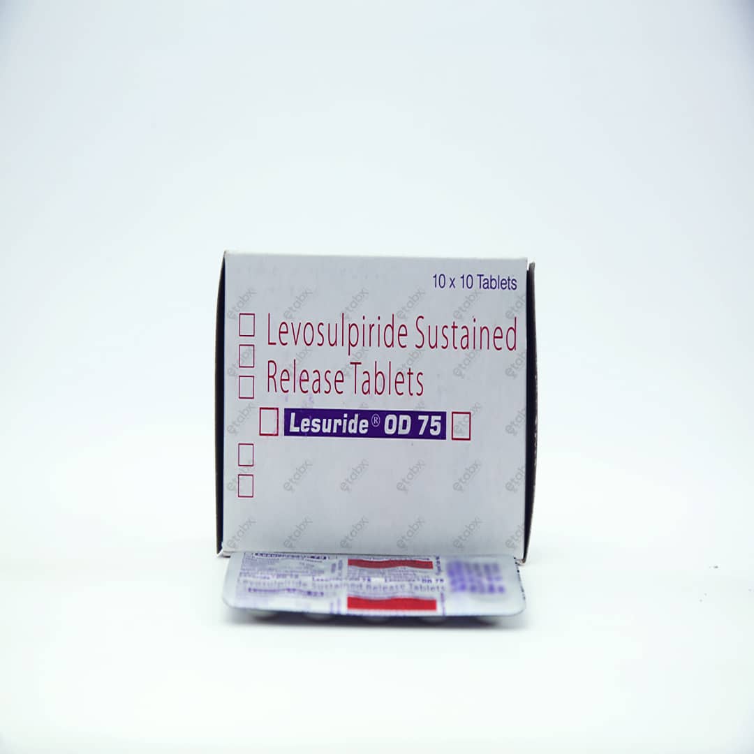 Lesuride OD 75mg Tablet 10's - Levosulpiride