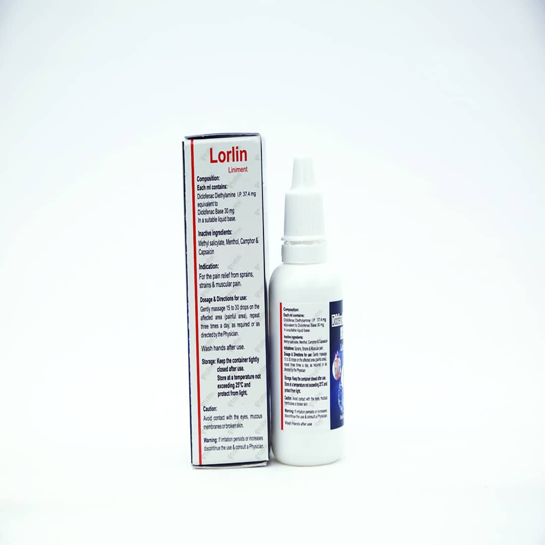 Lorlin Liniment 30ml - Pain Relief Topical Oil