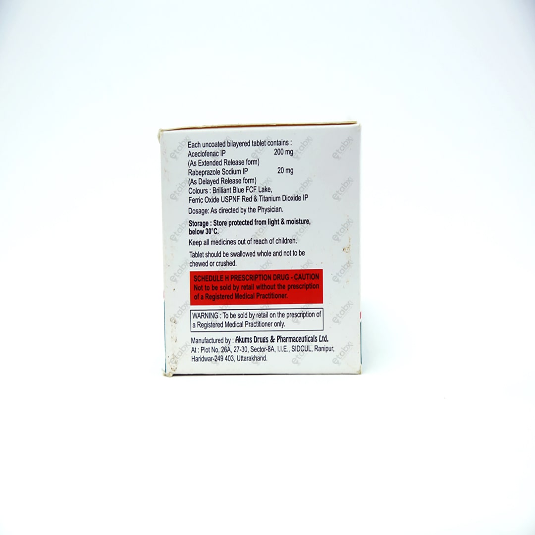 Acelong R Tablet 10's – Pain Relief + Gastric Protection