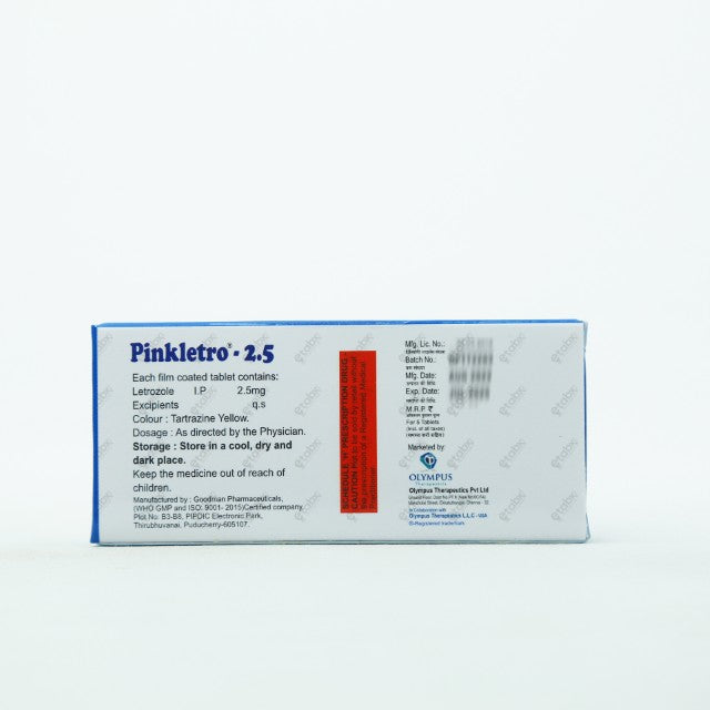 Pinkletro 2.5mg Tablet 5's