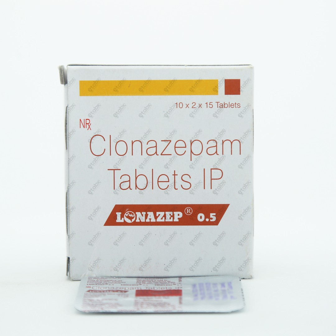 Lonazep 0.5mg Tablet 15's - Antiepileptic
