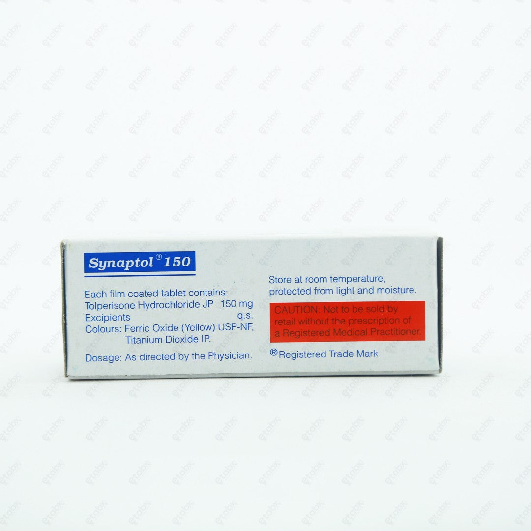 Synaptol 150mg Tablet 10's - Epilepsy Treatment