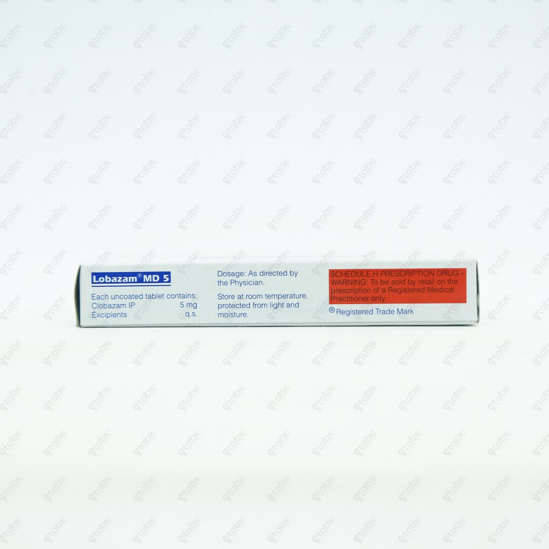 Lobazam MD 5mg Tablets 10's