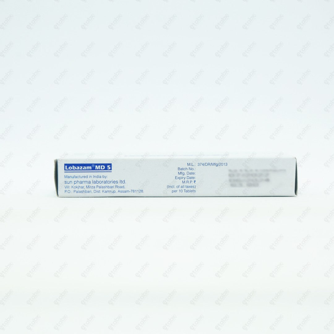 Lobazam MD 5mg Tablets 10's