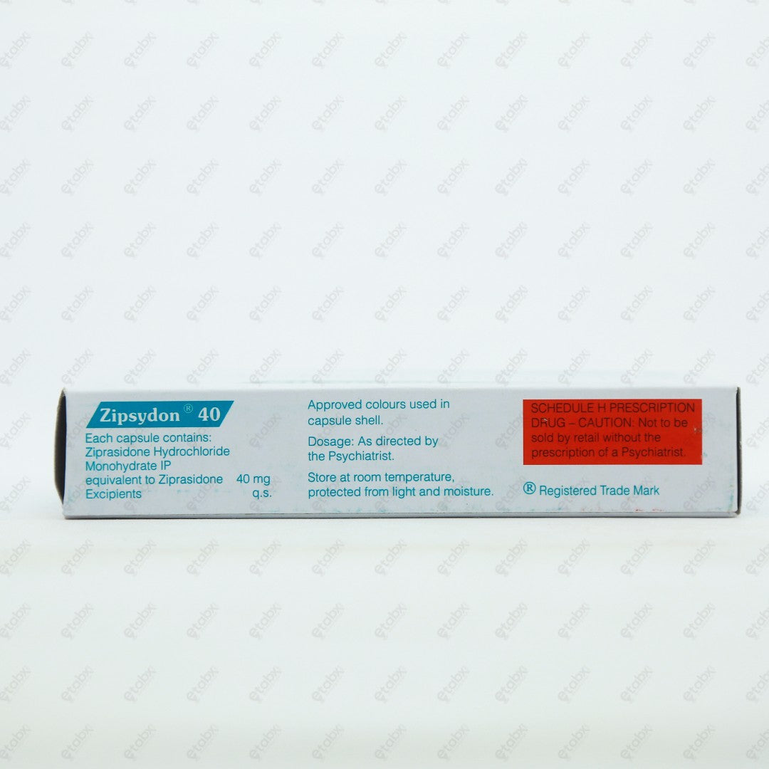 Zipsydon 40mg Capsule 10's
