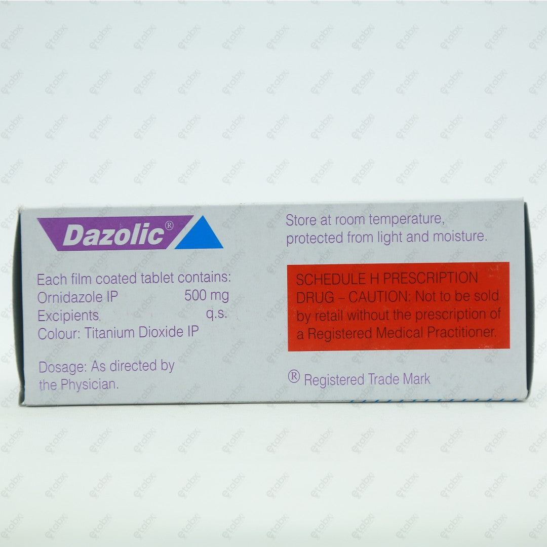 Dazolic Tablet - Antimicrobial