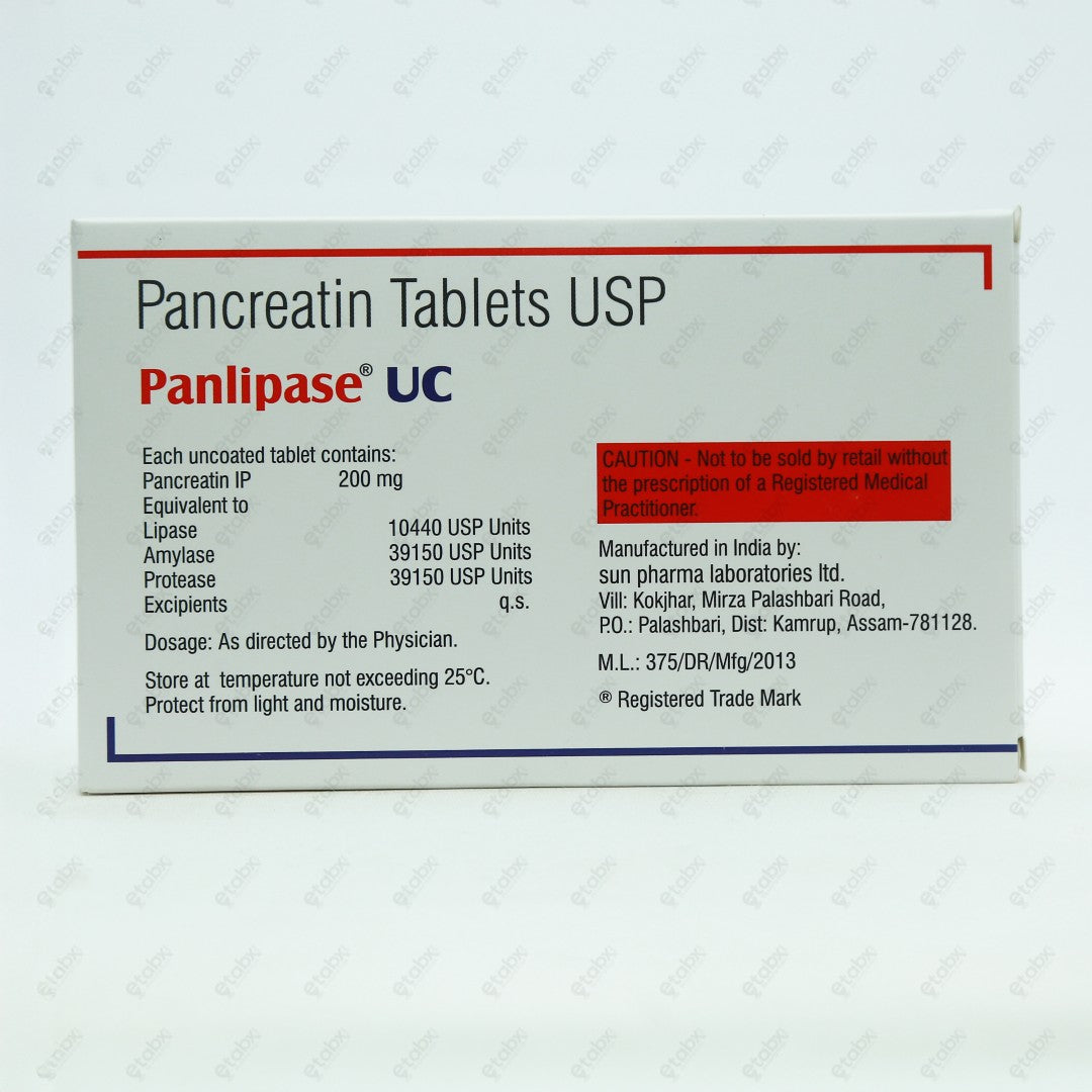 Panlipase UC Tablet 10s – Digestive Enzyme Supplement