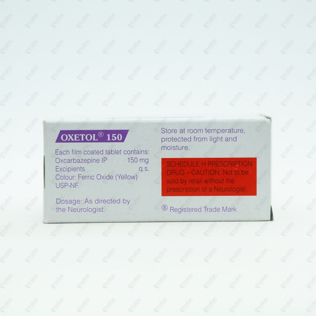 Oxetol 150mg Tablet 10's - Epilepsy & Seizure Control