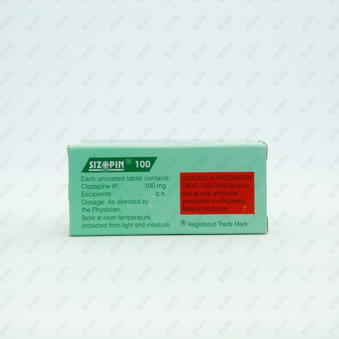 Sizopin 100mg Tablet 10's