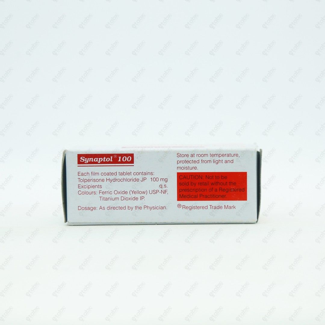 Synaptol 100mg Tablet 10's - Seizure Control