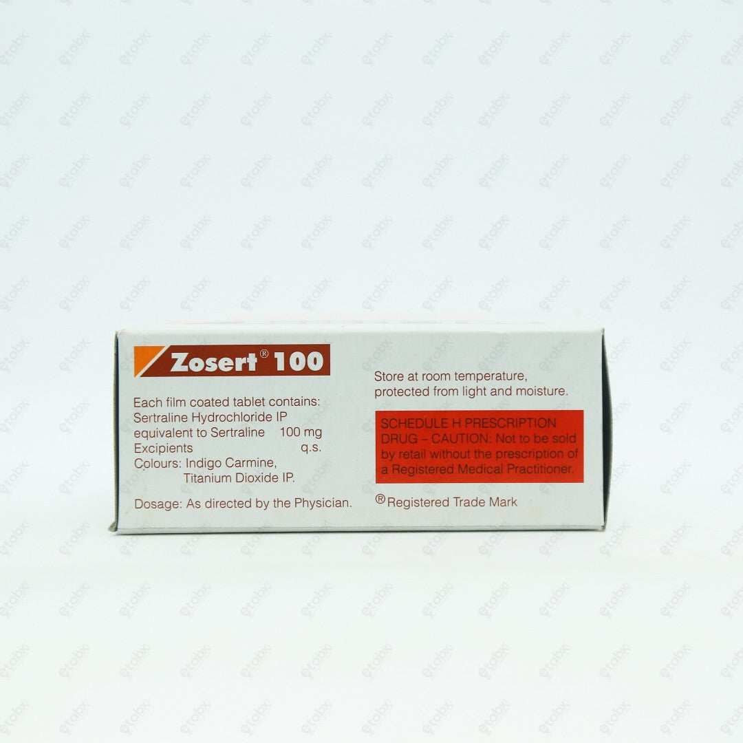 Zosert 100mg Tablet 10's
