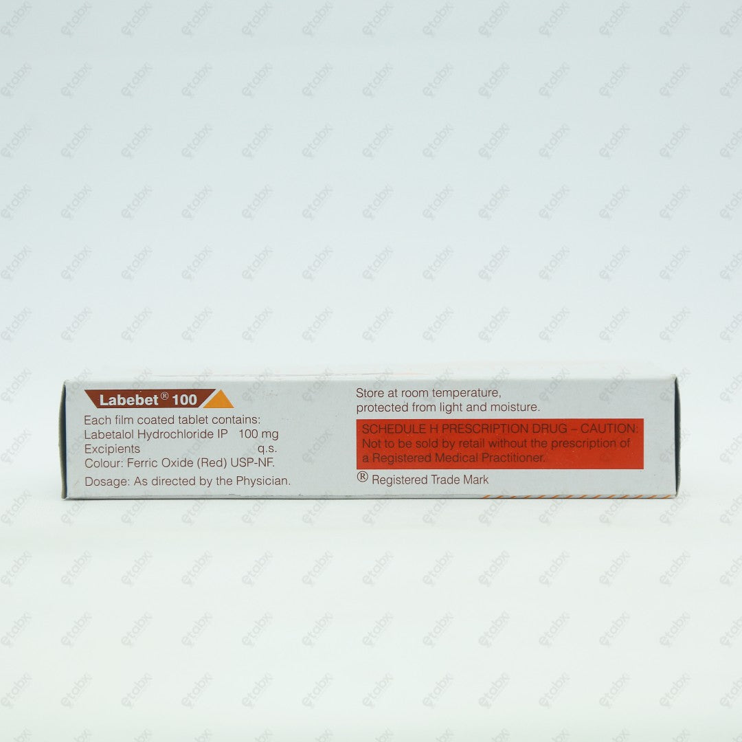 Labebet 100mg Tablet 10's - Hypertension & Angina