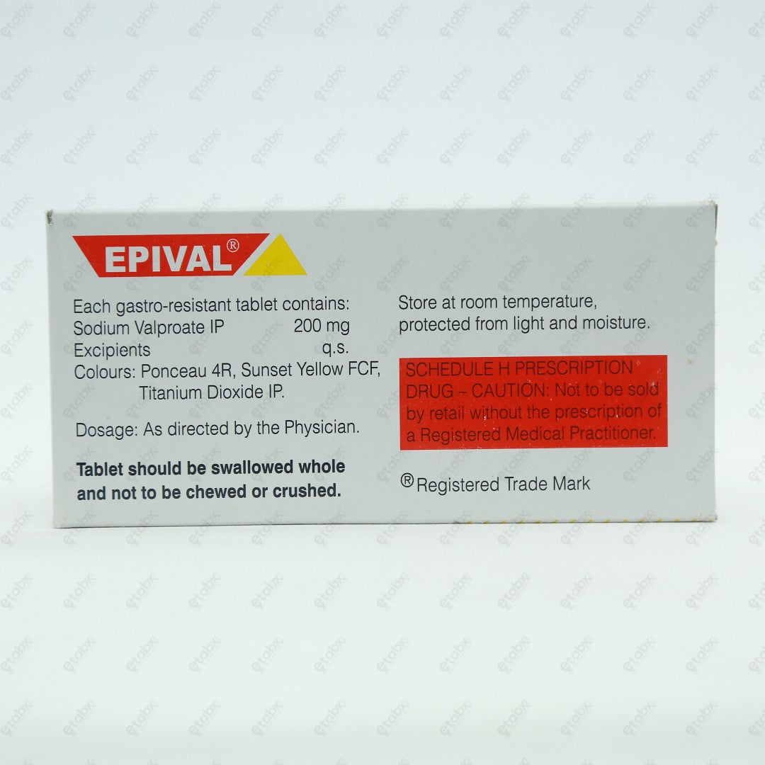 Epival Tablet - Antiepileptic