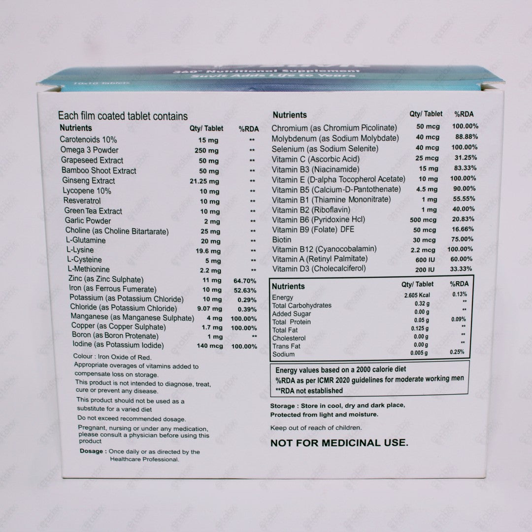 Insuvit Tablets for Nutritional Supplement 15's