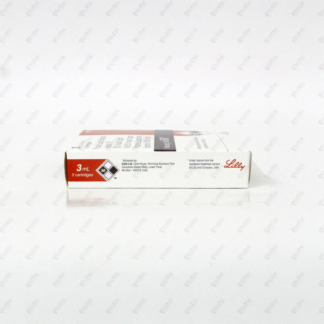 Humalog Mix 50 Cartridge 100IU/ml (5x3ml) – Balanced Insulin Therapy for Diabetes