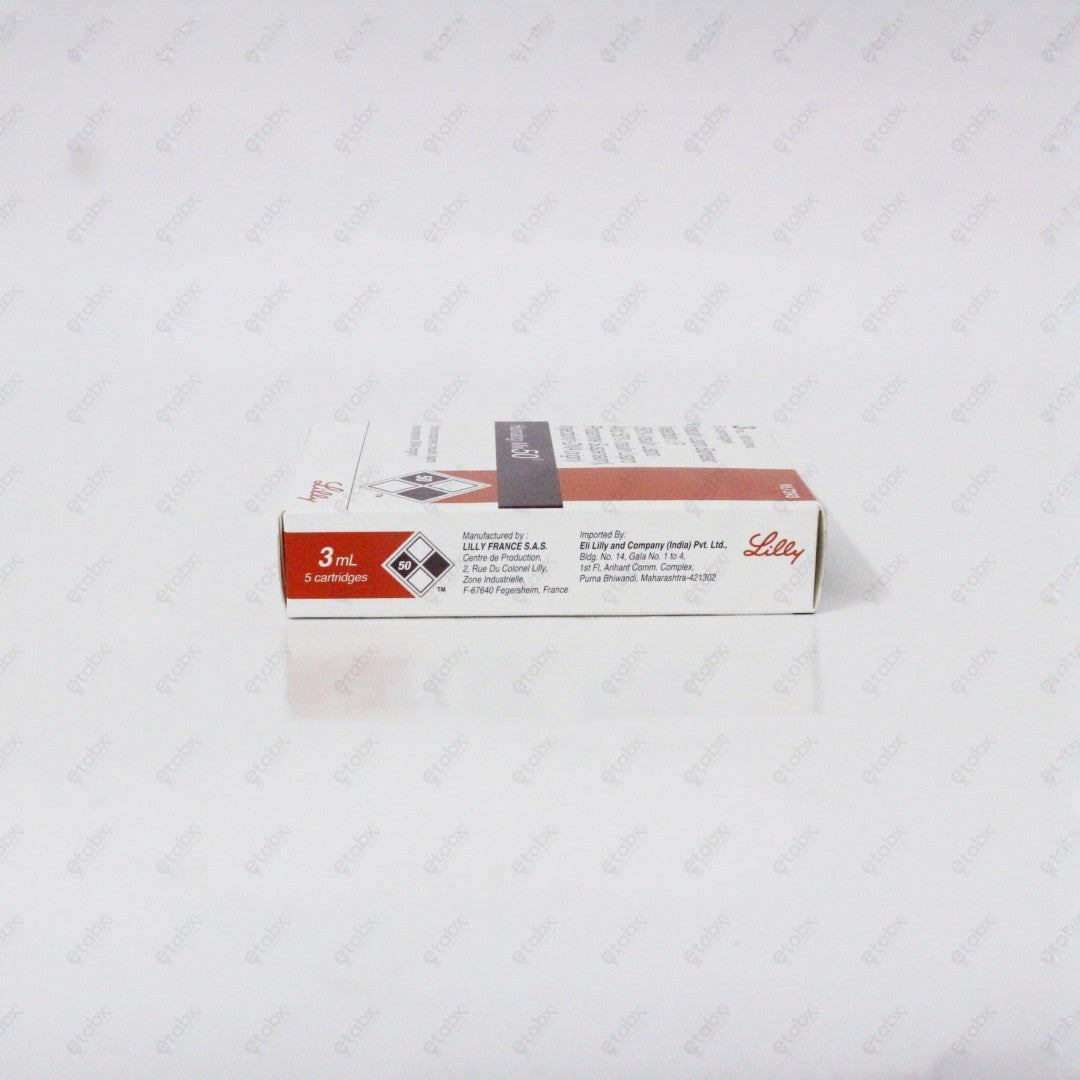 Humalog Mix 50 Cartridge 100IU/ml (5x3ml) – Balanced Insulin Therapy for Diabetes