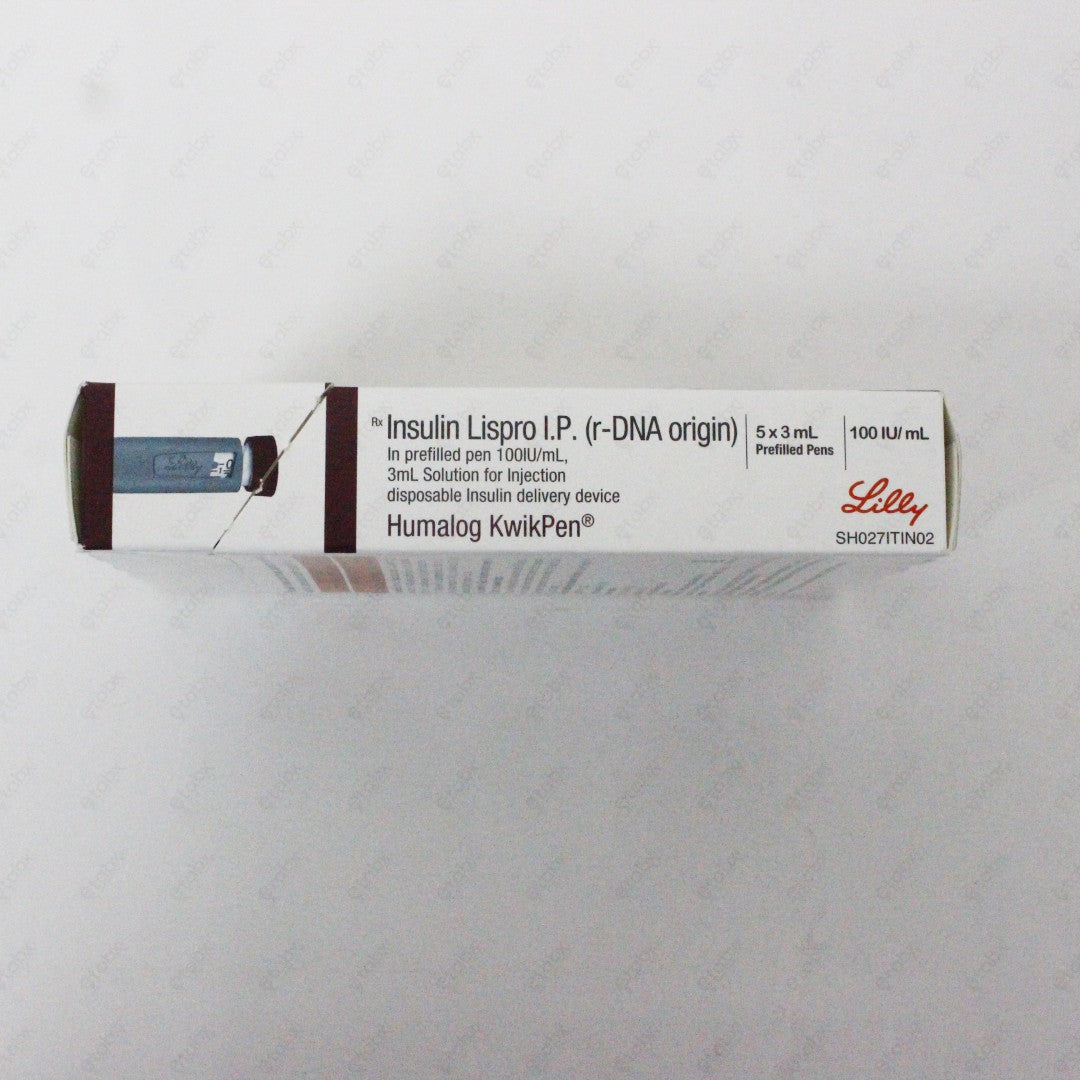 Humalog KwikPen 100IU/ml – Fast-Acting Insulin Pen for Post-Meal Sugar Control