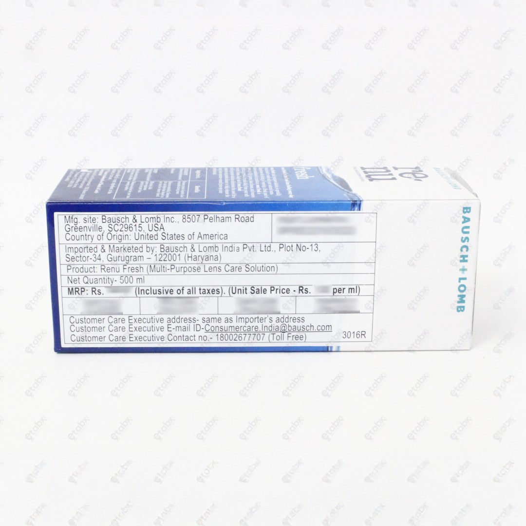 Renu Fresh Contact Lens Solution 500ml