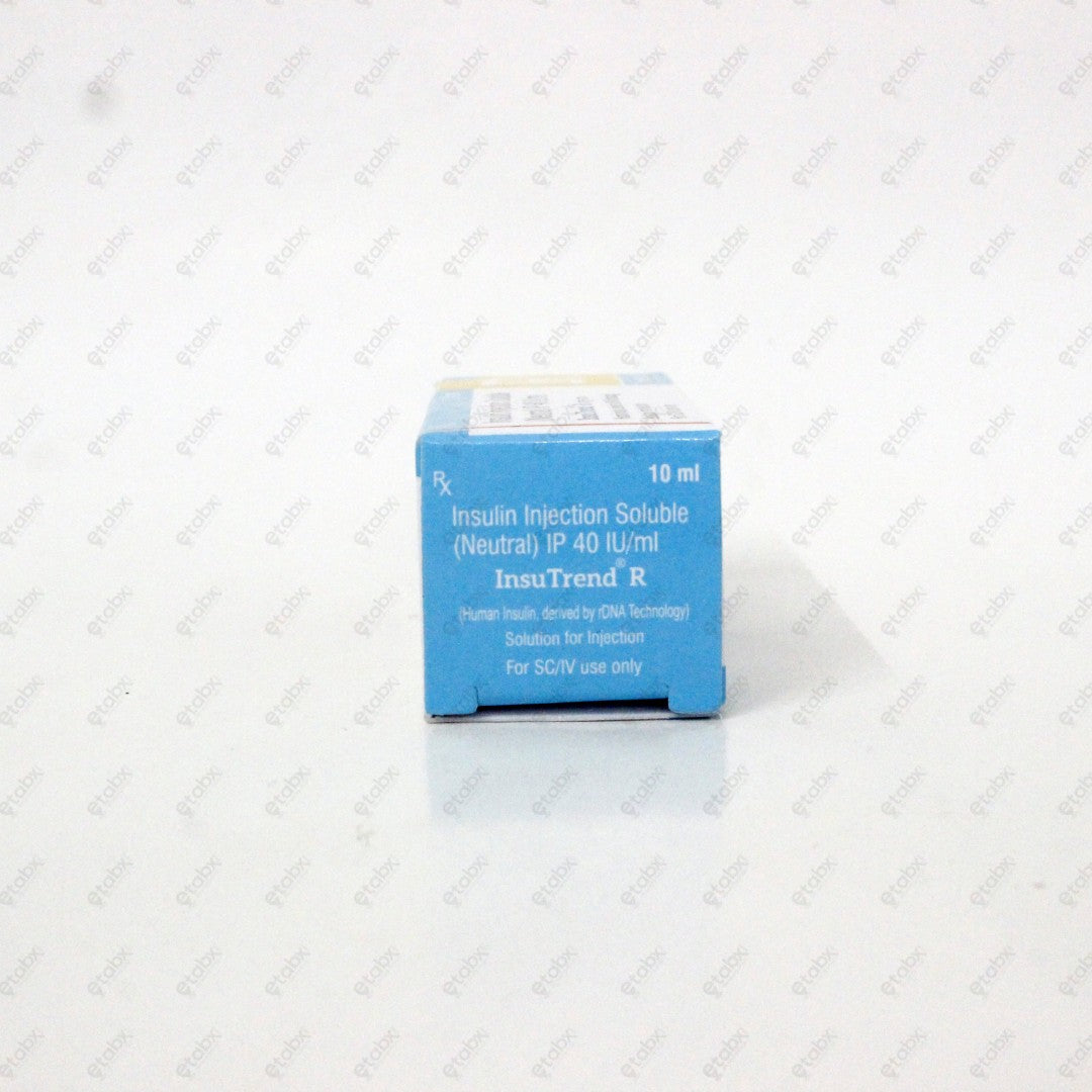 Insutrend R 40IU Injection – Regular Human Insulin for Fast Blood Sugar Control