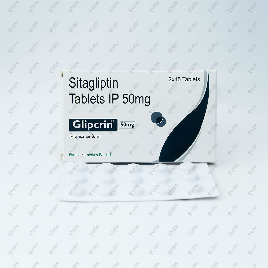 Glipcrin 50mg Tablet 15's