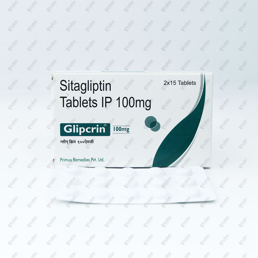 Glipcrin 100mg Tablet 15's