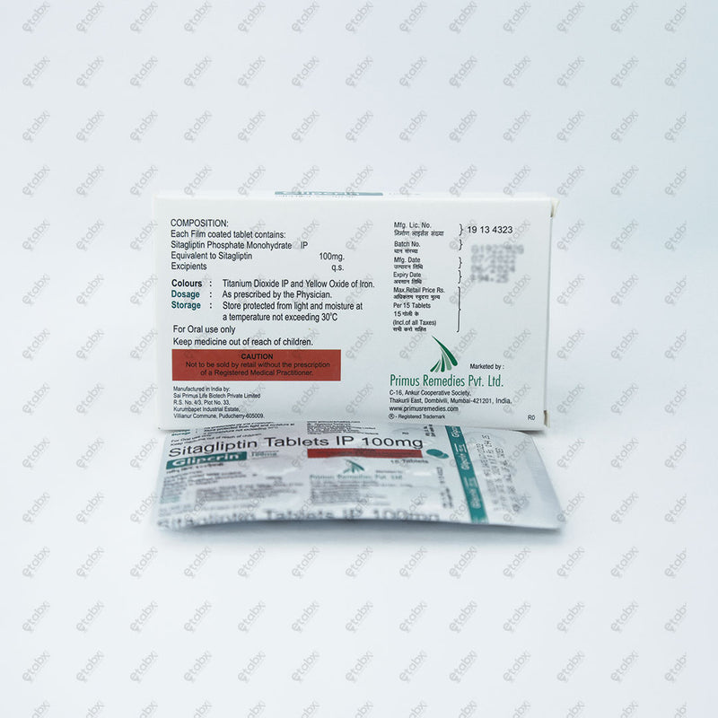 Glipcrin 100mg Tablet 15's
