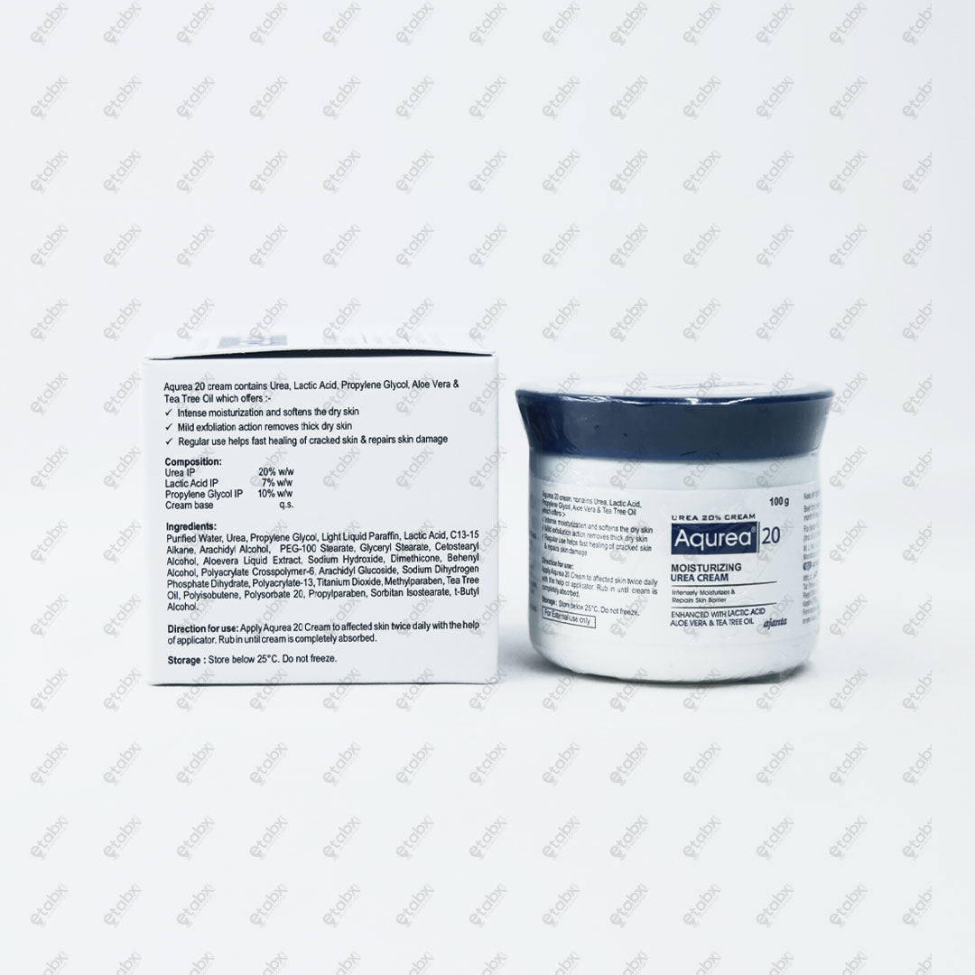 AQUREA 20MG Urea Cream 100GM Intensive Repair