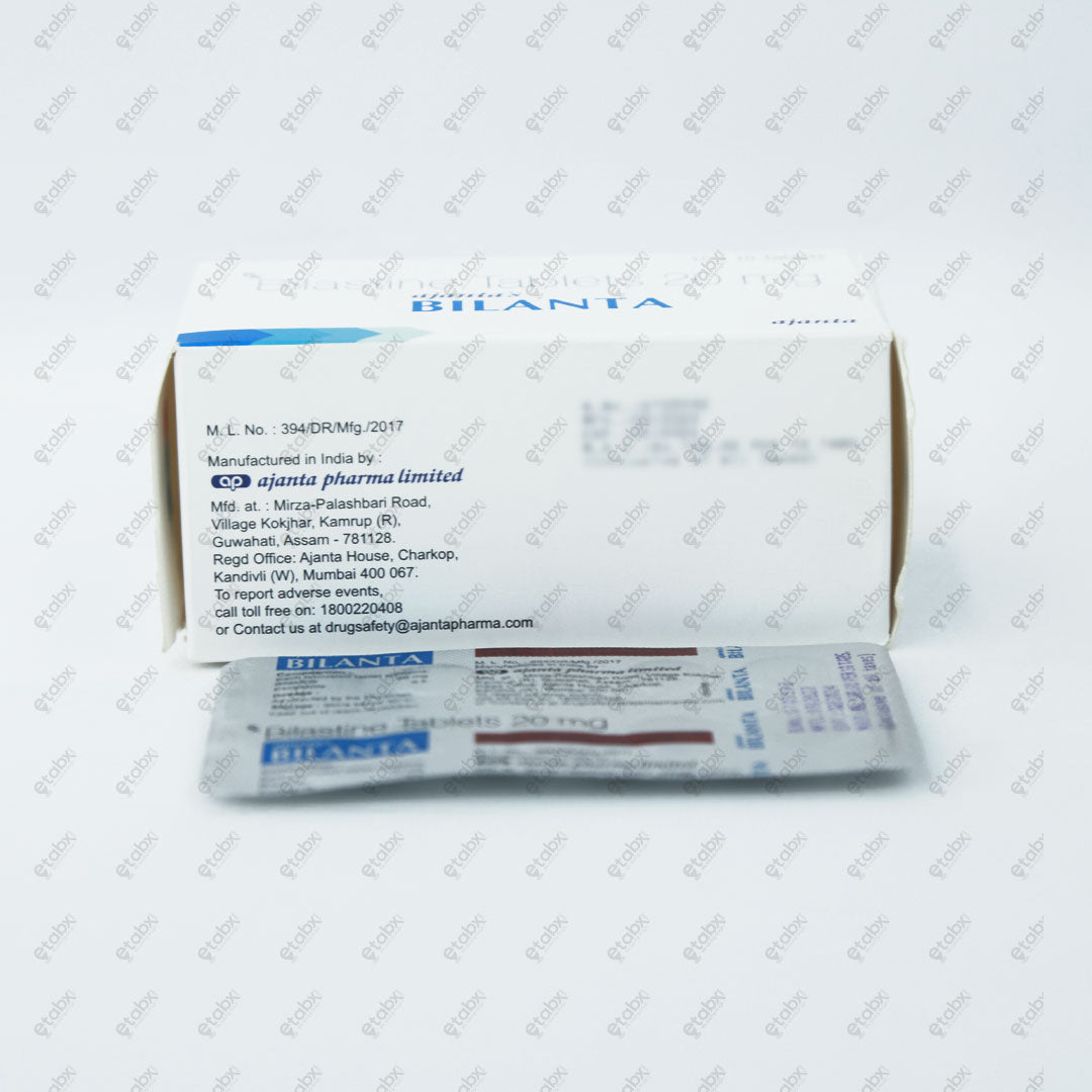 Bilanta Tablet 20mg 10's