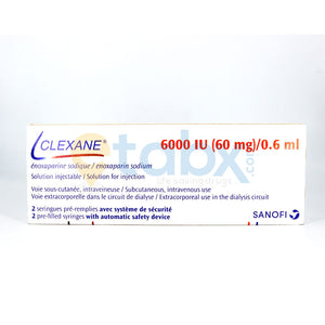 Clexane 60mg Injection 1x6ml