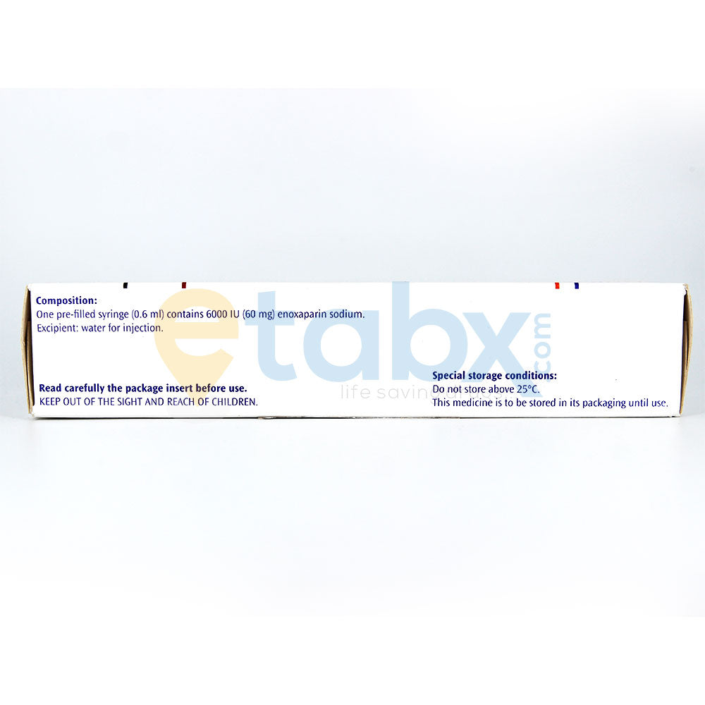Clexane 60mg Injection 1x6ml