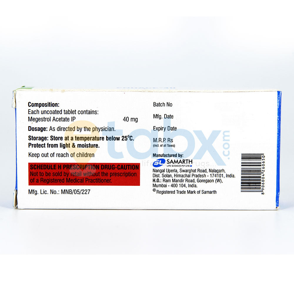 Endace 40mg Tablet 10's