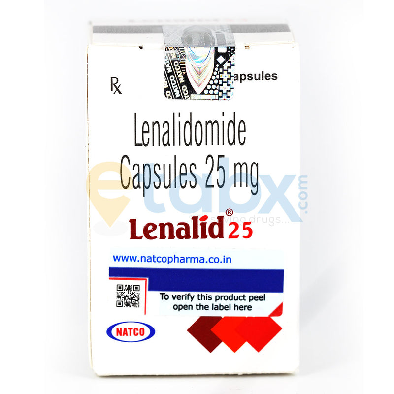 Lenalid 25mg Capsules 30's