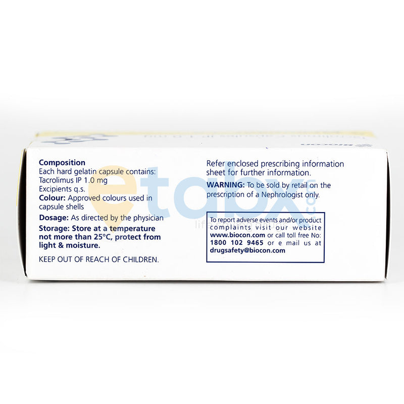 Tacrograf 1mg Tablet 10's