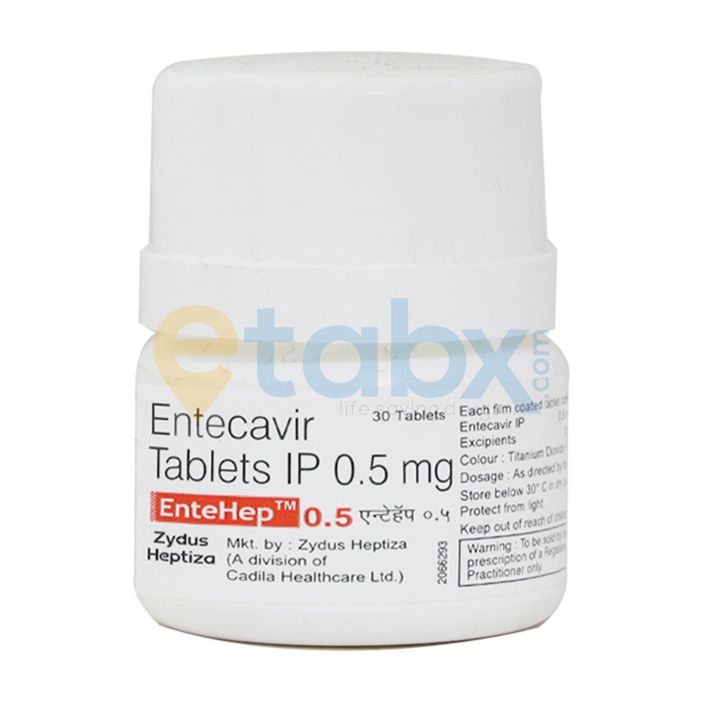 Entehep 0.5mg Tablet 30's ***