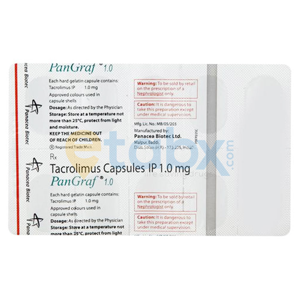 Pangraf 1.0mg Capsule 10's