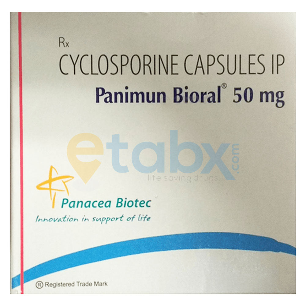 Panimun Bioral 50mg Capsule 6's
