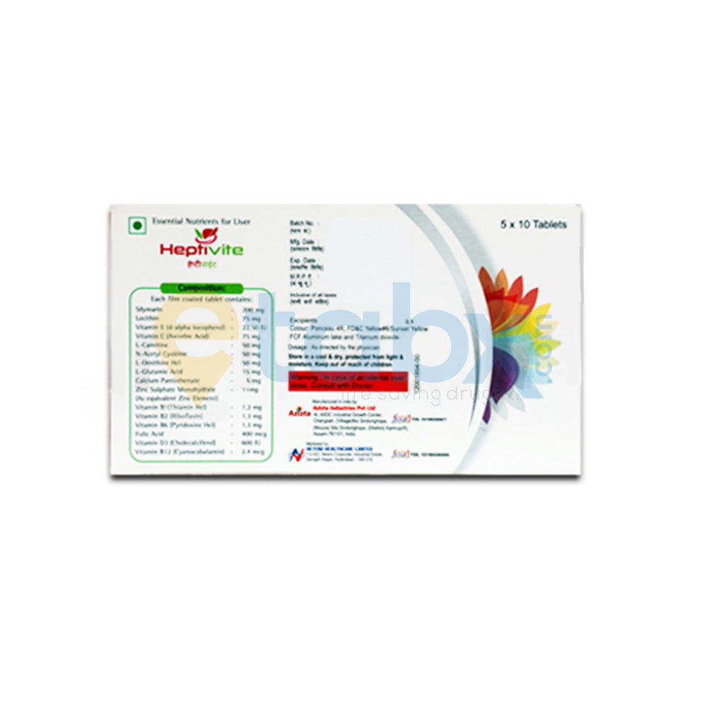 Heptivite Tablets 10's