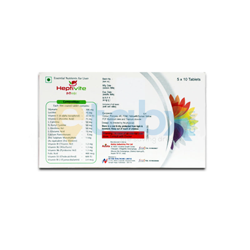 Heptivite Tablets 10's