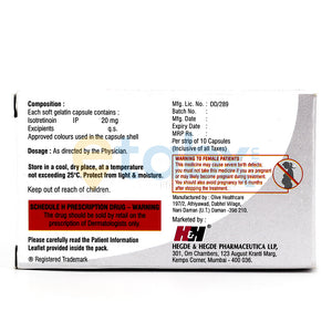 TRETIN ISO 20MG Capsules 10'S