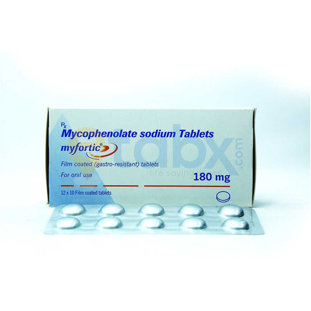 Myfortic 180mg Tablet 10'S