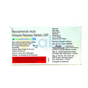 Mycomune S 360mg Tablet 10'S