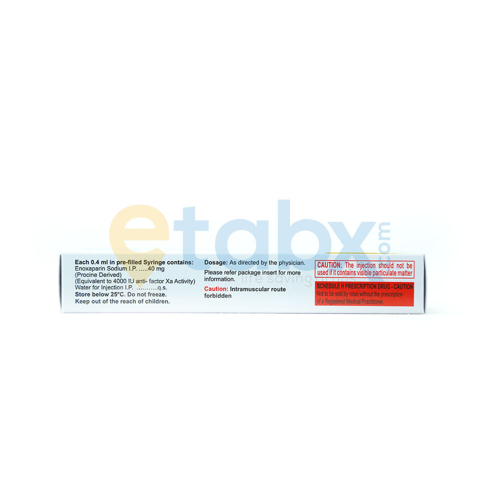 Lomocare 40mg/0.4ml Injection (Enoxaparin)