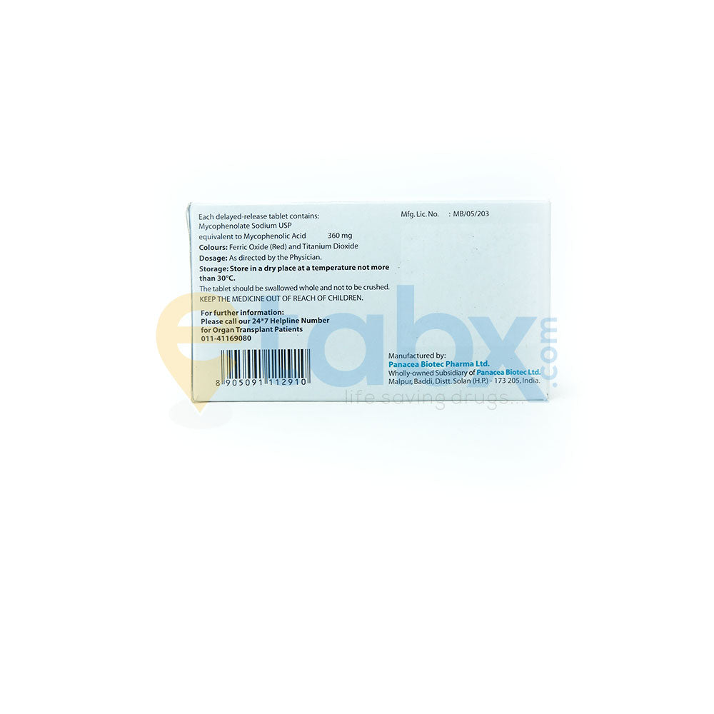 Mycept S 360mg Tablet 10's