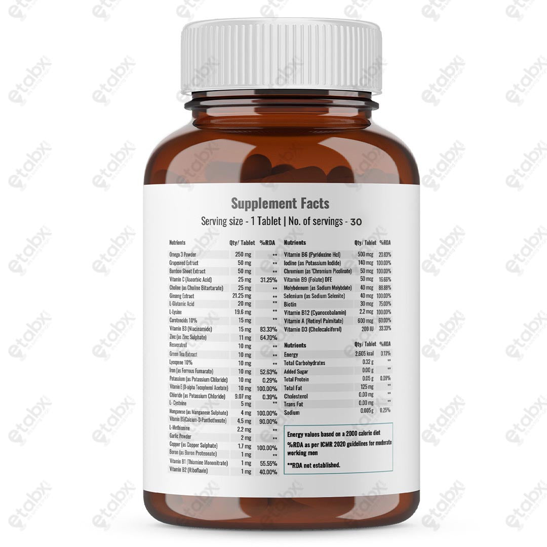 Multivitamin Tablet 30's (Blubein)