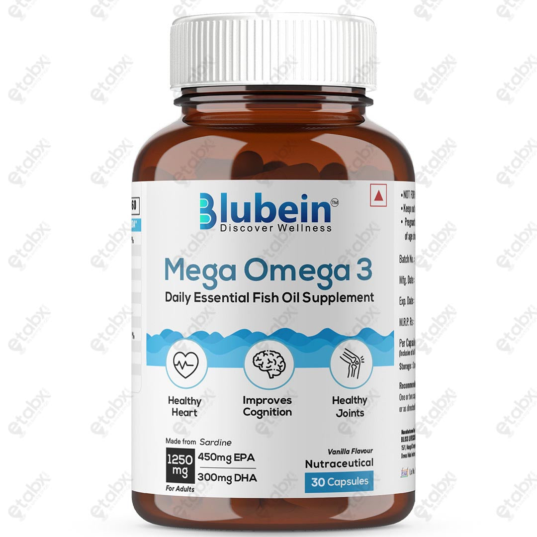 BLUBEIN Mega Omega 3 Softgel 30's
