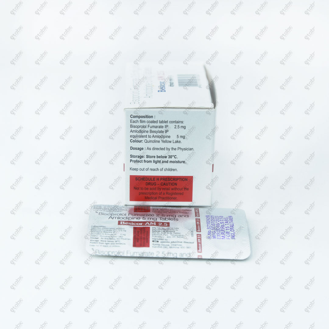 Besicor AM 5/2.5mg Tablet 15's