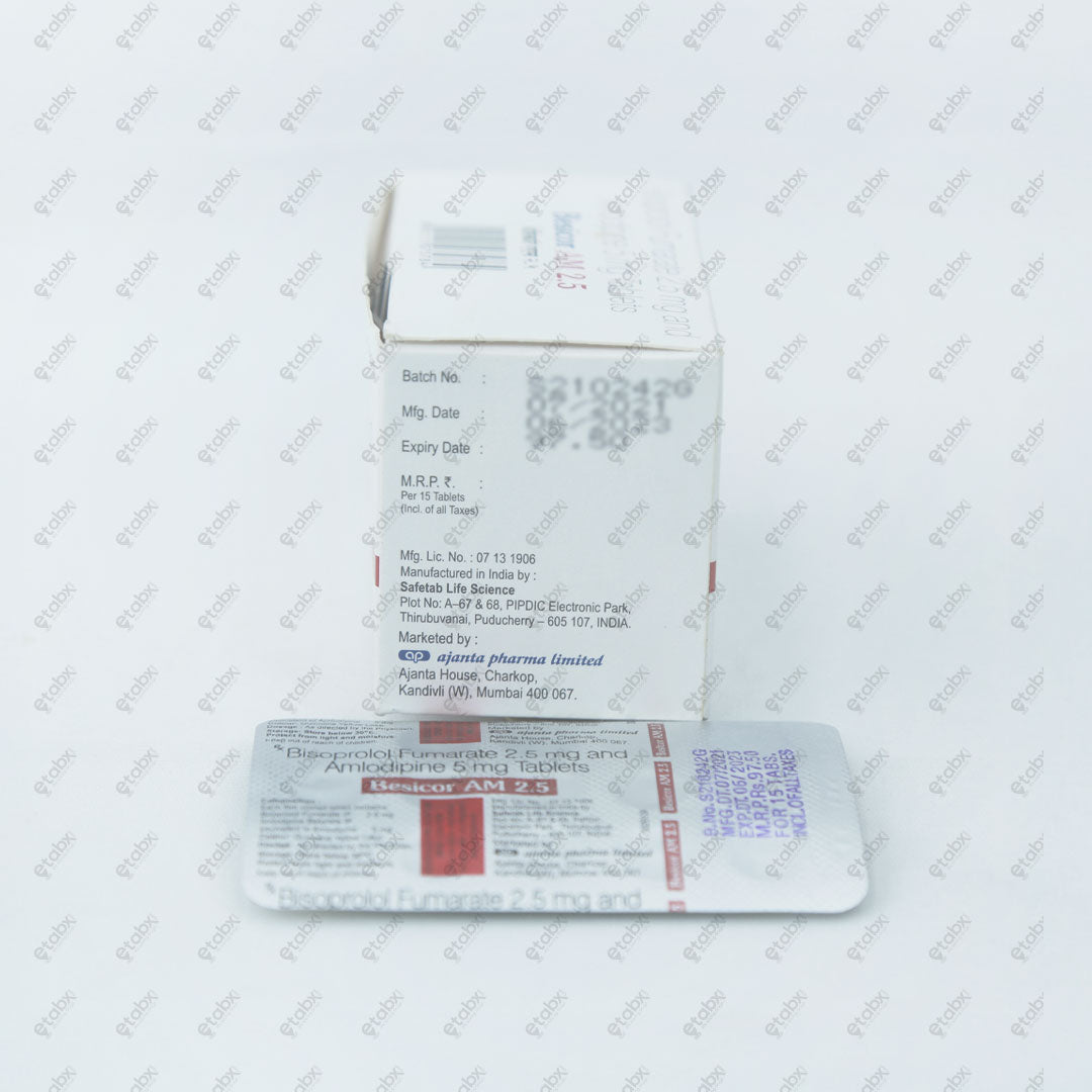 Besicor AM 5/2.5mg Tablet 15's