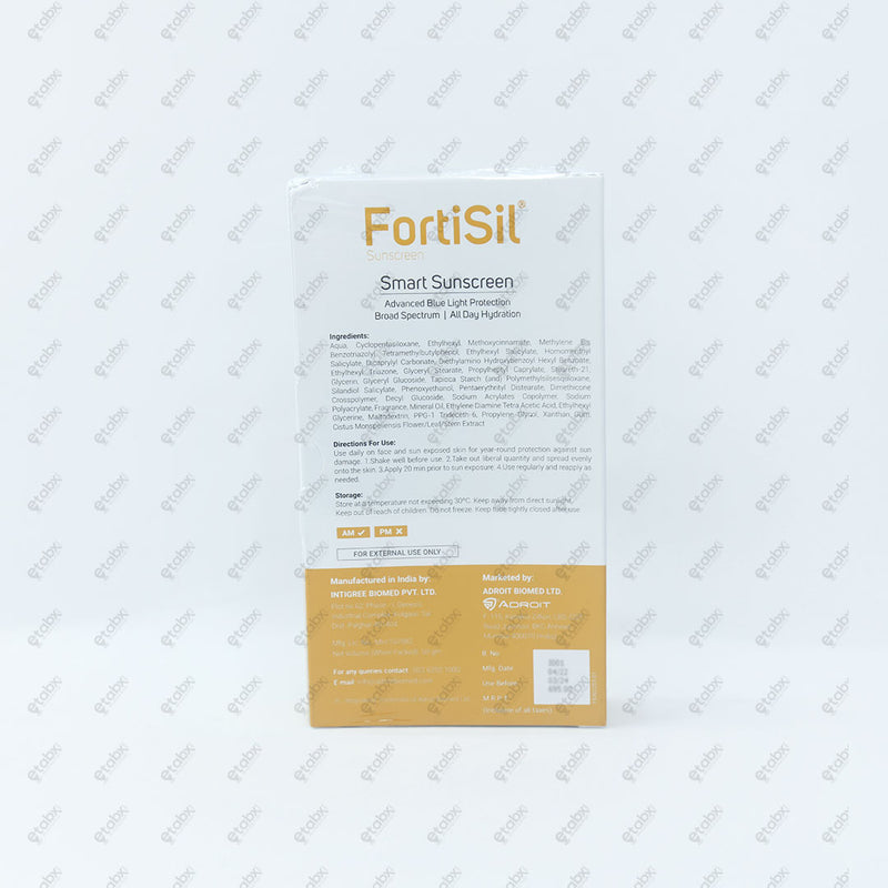 Fortisil SPF 30 Sunscreen Gel 50g Broad Spectrum Protect