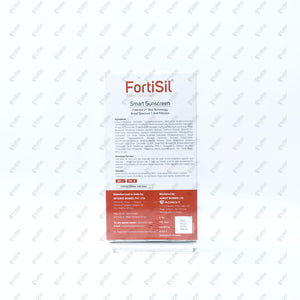Fortisil Tinted SPF 50 Sunscreen Gel 50g with Coverage