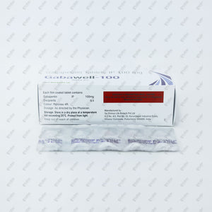 Gabawell 100 Tablet 10's